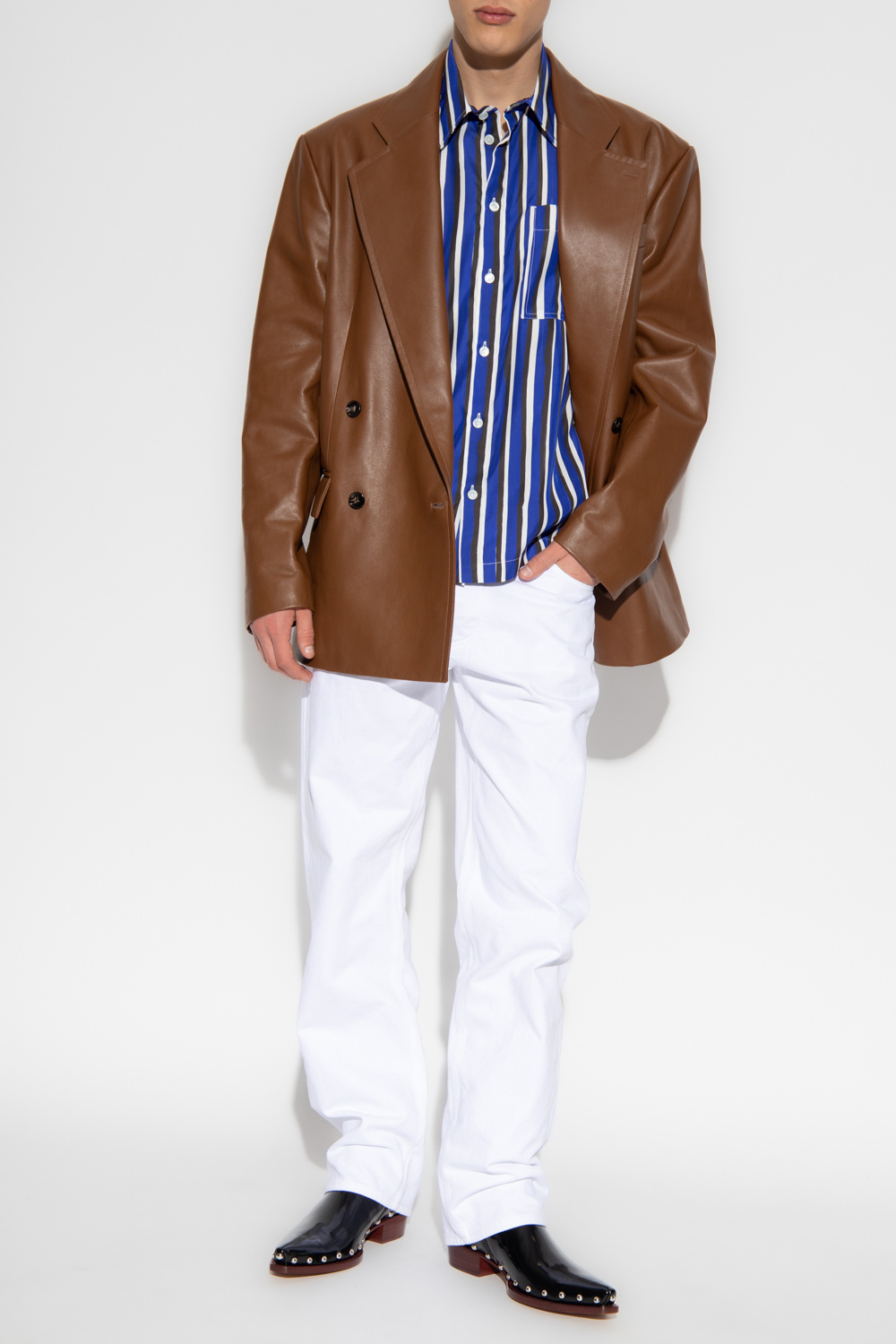 アウターその他 BOTTEGA VENETA Woman Blazer Brown 715405VKEB0 8207 BOTTEGA VENETA: Blazer women - Brown | Bottega Veneta blazer